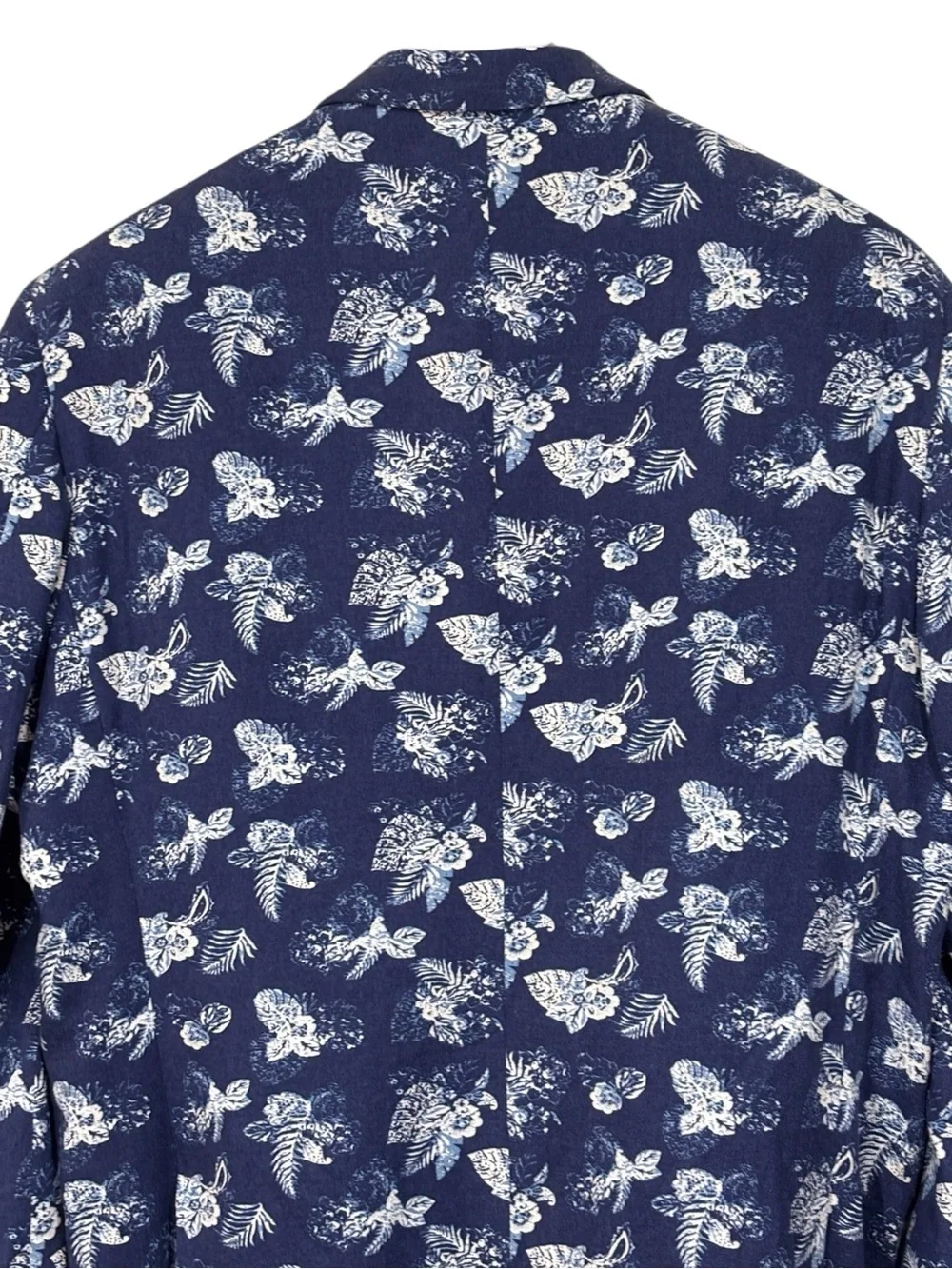 US Polo Assn NWT Blue Floral Suit Jacket Blazer Sport Coat Size 48R Men’s